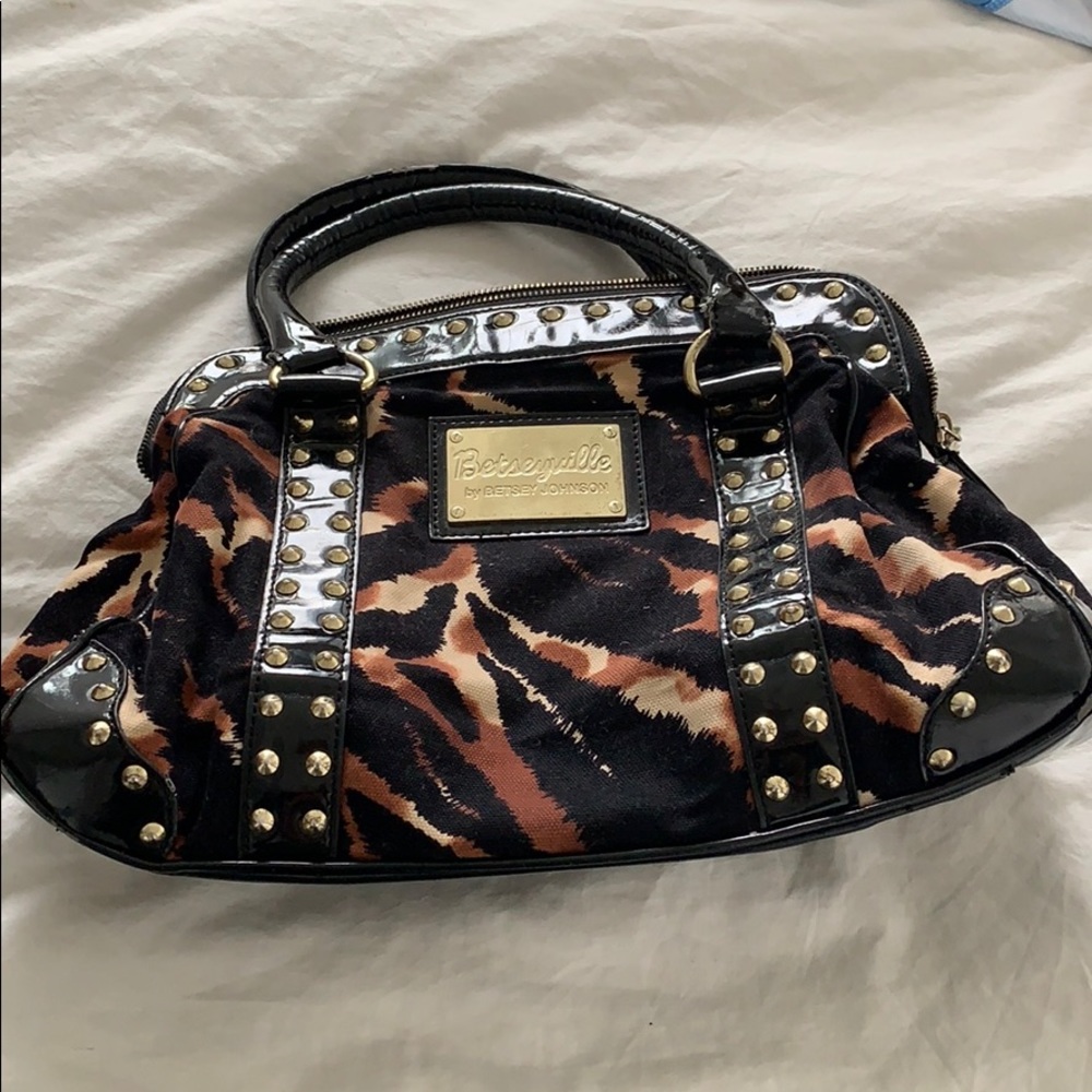 Leopard Betsey Johnson handbag